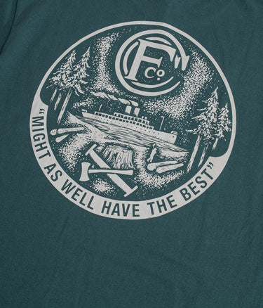 FILSON FORESTRY GRAFIK-T-SHIRT FMTEE0141 MALLARD GREEN - Shoelosophy