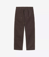 CARHARTT WIP DOUBLE KNEE PANT I034796 TOBACCO STONE CANVAS - Shoelosophy