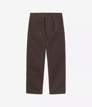 CARHARTT WIP DOUBLE KNEE PANT I034796 TOBACCO STONE CANVAS - Shoelosophy