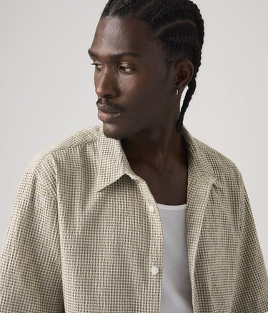 LEVI'S LAMA BOXY SHIRT 005GH-0016 CADIZ SEERSUCKER - Shoelosophy