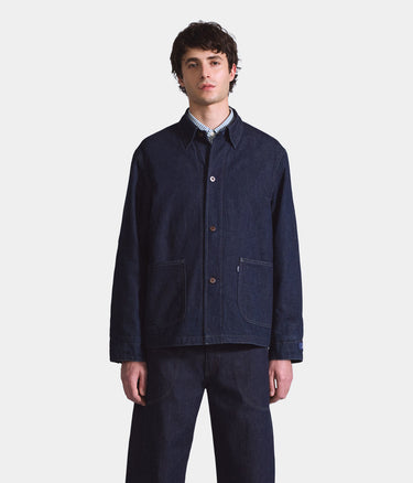 LEVI'S BLUE TAB NAVAL SACK COAT 0033U-0000 BRIGHT RINSED SELVEDGE DENIM