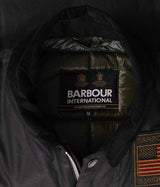 BARBOUR INTERNATIONAL STEVE McQUEEN WORKERS WAX JACKET SCHWARZ - Shoelosophy