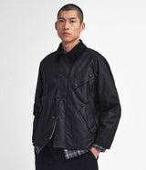 BARBOUR INTERNATIONAL A7 PACEMASTER WAX JACKET MWX2379 BK71 SCHWARZ - Shoelosophy