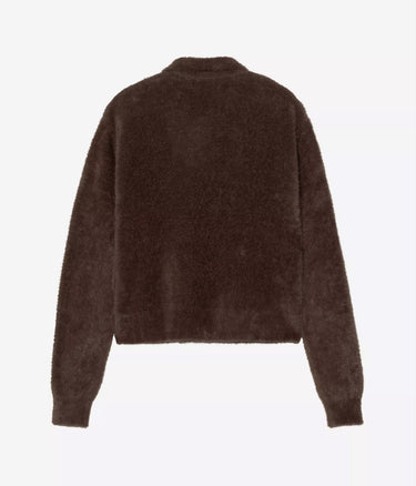 CARHARTT WIP WOMENS MAINE POLO SWEATER I037038 PALISANDER