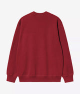CARHARTT WIP CARHARTT SWEATSHIRT I030546 SCARLET GRAPHITE - Shoelosophy