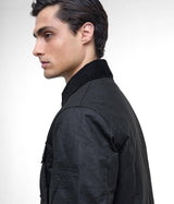 BARBOUR INTERNATIONAL STEVE McQUEEN WORKERS WAX JACKET SCHWARZ - Shoelosophy
