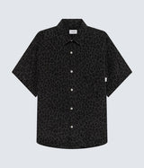 AMISH SUPPLIES SHIRT DROPPED LEOPARD CAMICIA UOMO MANICA CORTA - Shoelosophy