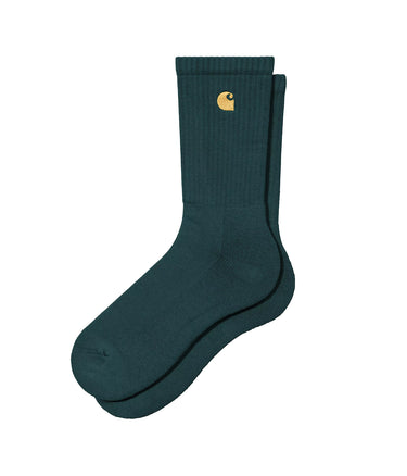 CARHARTT WIP CHASE SOCKS I029421 DEEP LAGOON