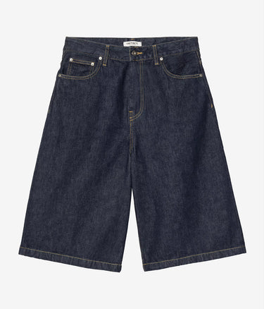 CARHARTT WIP WOMENS BELMONT SHORT I036598 BLUE RINSED