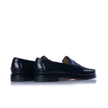 SEBAGO CITYSIDES CLASSIC DAN 7000300 BLACK PENNY LOAFER - Shoelosophy