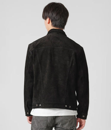 LEVI'S HIGHLAND SWEET 스웨이드 트럭커 재킷 A5828-0001 블랙 - Shoelosophy