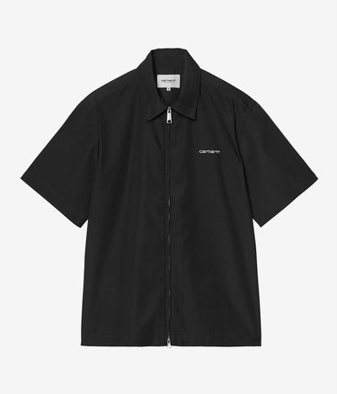 CARHARTT WIP POSTAL ZIP SHIRT I036189 BLACK WAX