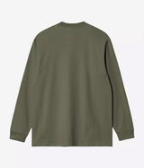 CARHARTT WIP CHASE LANGARM T-SHIRT I026392 BLATTGRÜN - Shoelosophy