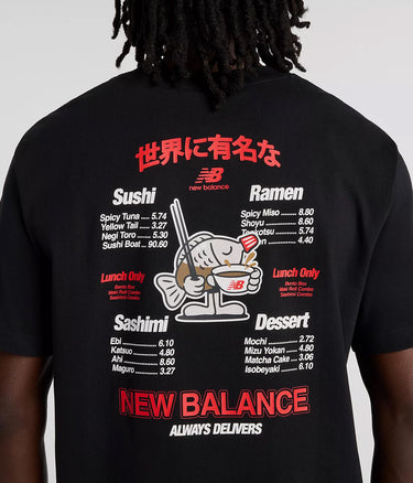 NEW BALANCE RAMEN T-SHIRT MT61H51D NOIR - Shoelosophy