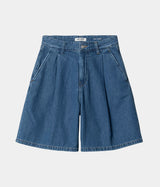 CARHARTT WIP WOMENS ALTA SHORT I033345 BLUE STONE WASHED - Shoelosophy
