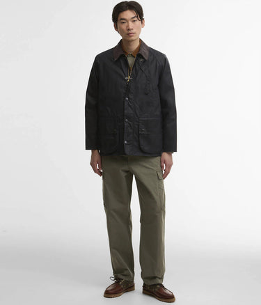BARBOUR HERITAGE+ MODIFIED BEAUFORT SPECTATOR MWX2543NY72 NAVY WAXED - Shoelosophy