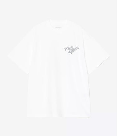 CARHARTT WIP WOMENS JULIA KLENOVSKY T-SHIRT I036918 WHITE - Shoelosophy