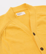 UNIVERSAL WORKS POCKET DAVID CARDIGAN 32451 YELLOW - Shoelosophy