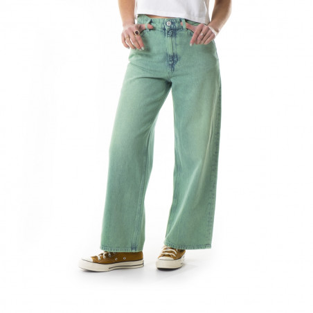 AMISH LINDA OVERDYE MENTA JEANS MADE IN ITALY