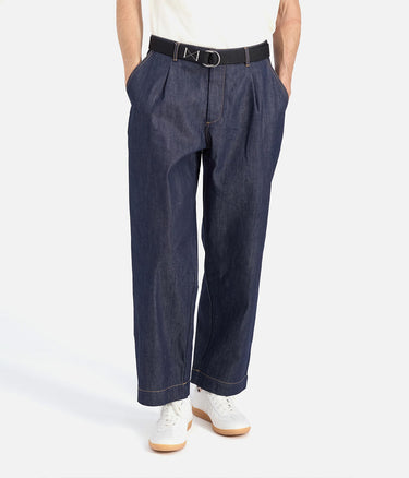 UNIVERSAL WORKS DUKE PANT 13OZ SELVEDGE DENIM 00140 INDIGO