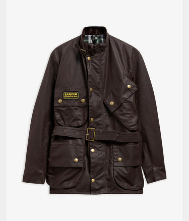 BARBOUR INTERNATIONAL ORIGINAL WAX JACKET MWX0004 BLACK OAK