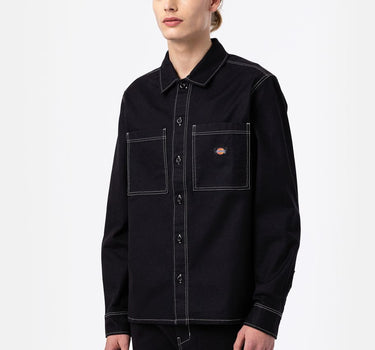 DICKIES FLORALA SHIRT BLACK