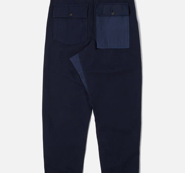 Universal Works Patched Military Fatigue Pant Navy