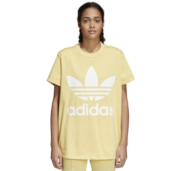 ADIDAS BIG TREFOIL OVERSIZE T-SHIRT DONNA CE2438 YELLOW SAND