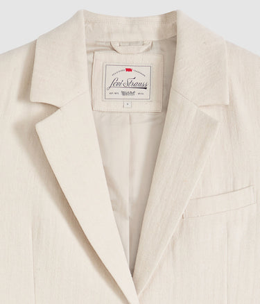 LEVI'S WOMAN STELLA RELAXED BLAZER 005AX-0002 HERRINGBONE PEYOTE - Shoelosophy