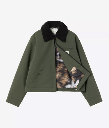 CARHARTT WIP WOMENS NEWKIRK JACKET I033880 OPUNTIA WILD DOG PRINT