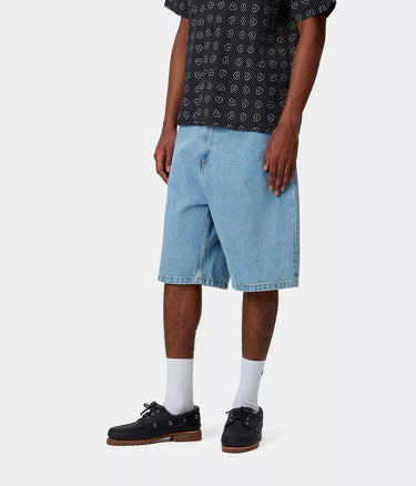 CARHARTT WIP BRANDON SHORT I031921 BLUE STONE BLEACHED