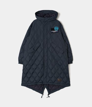 TAION X UNIVERSAL WORKS DOWN MOD PARKA UW-TA-106MJ-2 NAVY HARD SHELL