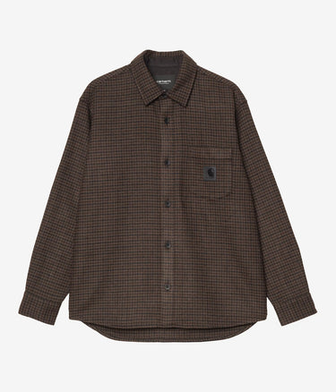CARHARTT WIP LOWIS SHIRT I035328 HOUNDSTOOTH VITOLA HEATHER
