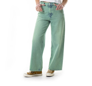 AMISH LINDA OVERDYE MENTA JEANS MADE IN ITALY