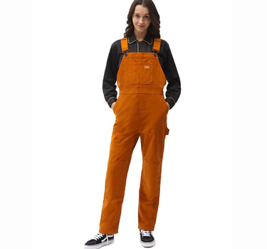 Dickies Higginson Bib W Pumpkin Spice Brown Duck