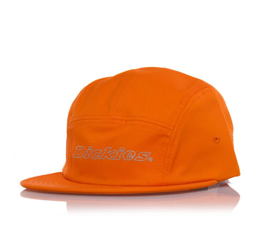 DICKIES MCRAE REFLECTIVE FIVE PANEL CAP BRIGHT ORANGE