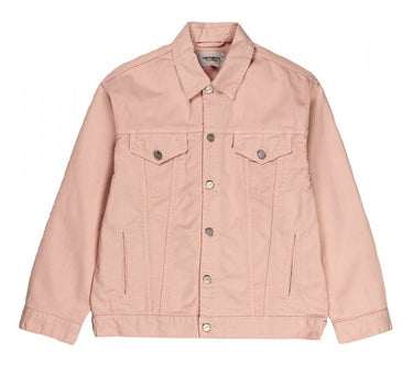 CARHARTT TRUCKER JACKET I026570 PEACH GIACCA DONNA DENIM