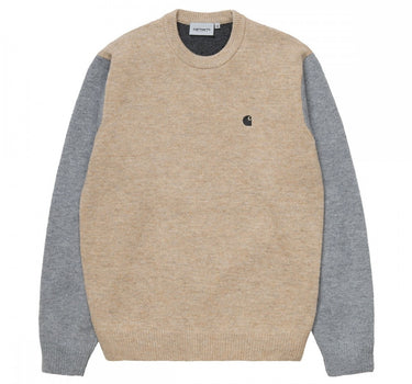 Carhartt WIP 트리플 스웨터 I029514 Dusty Brown Grey Black