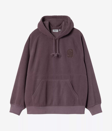 CARHARTT WIP HOODED HELIX SWEATSHIRT I035598 PHLOX PALISANDER