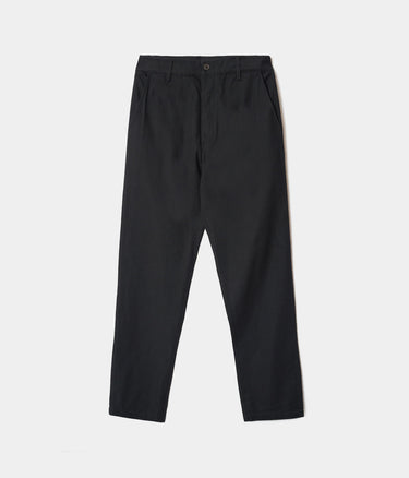 UNIVERSAL WORKS MILITARY CHINO BRUSHED MOLESKIN 35131 BLACK