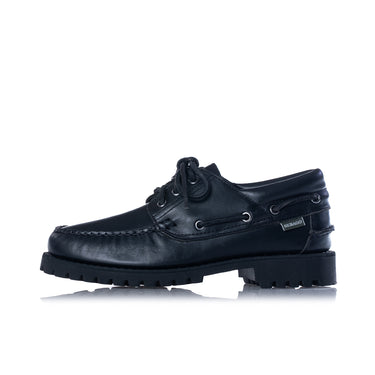 SEBAGO CAMPSIDES ACADIA 741271W TOTAL BLACK OUTDOOR MOCCASIN