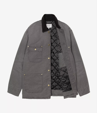 CARHARTT WIP OG CHORE COAT I035613 GRAPHITE BLACK STONE CANVAS