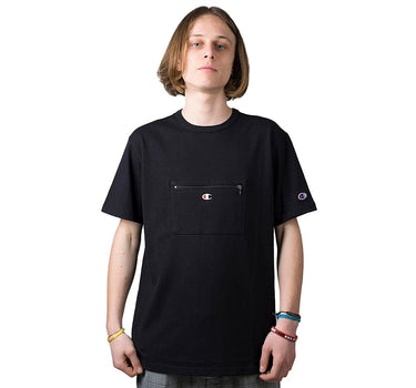 Champion Reverse Weave X Beams Crewneck T-shirt 211877 KK001 Black