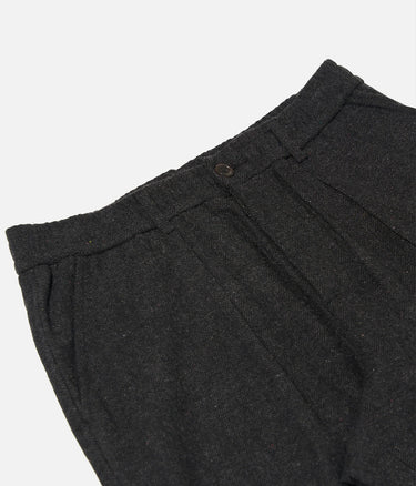 UNIVERSAL WORKS OXFORD PANT 33147 SALT N PEPPER TWEED BLACK