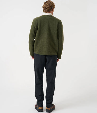 UNIVERSAL WORKS MILITARY CHINO BRUSHED MOLESKIN 35131 BLACK