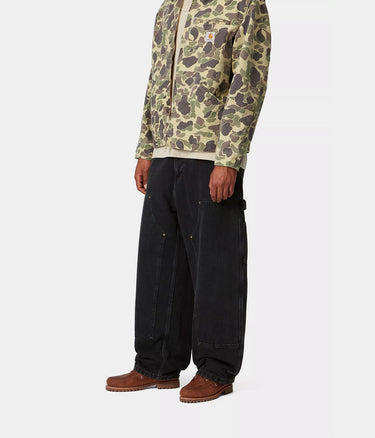 CARHARTT WIP NASH DOUBLE KNEE PANT I032106 BLACK STONE WASHED