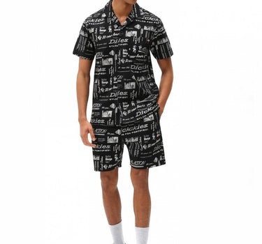 Dickies Pillager Short Black Allover Print Bermuda Uomo