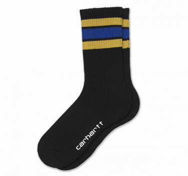 CARHARTT GRANT SOCKS I026894 BLACK COLZA THUNDER BLUE