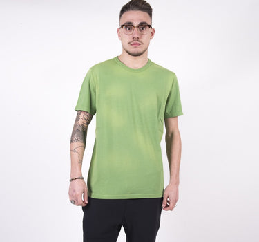 CHAMPION REVERSE WEAVE T-SHIRT DYED 210251 3254 MID GREEN