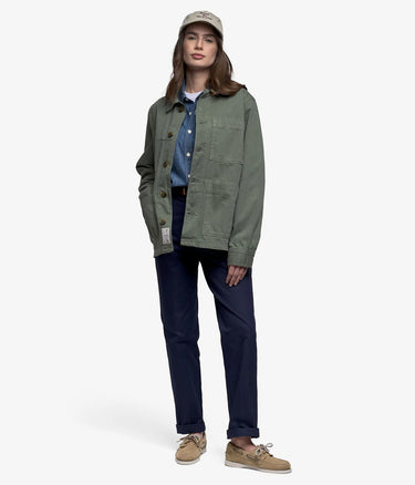 SEBAGO DORR HERRINGBONE JACKET 741274W GREEN LICHEN